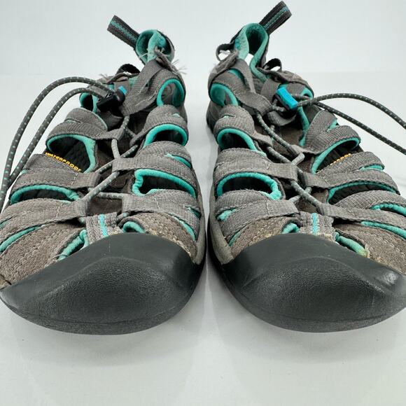 Keen Womens Whisper Sandal Light Green/Grey Sz 8.5 Camping Hiking Outdoor - Picture 4 of 9